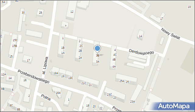 Puck, Derdowskiego Hieronima, 3B, mapa Puck