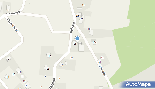 Radostowice, Dębowa, 18, mapa Radostowice