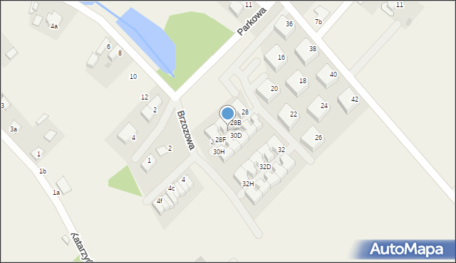 Radwanice, Dębowa, 28D, mapa Radwanice