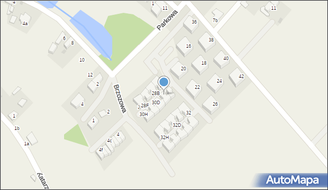 Radwanice, Dębowa, 30A, mapa Radwanice