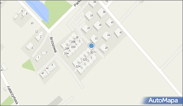Radwanice, Dębowa, 32, mapa Radwanice