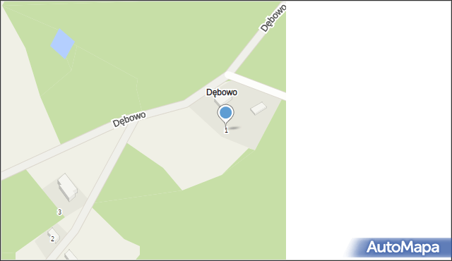 Rakowiec, Dębowo, 1, mapa Rakowiec