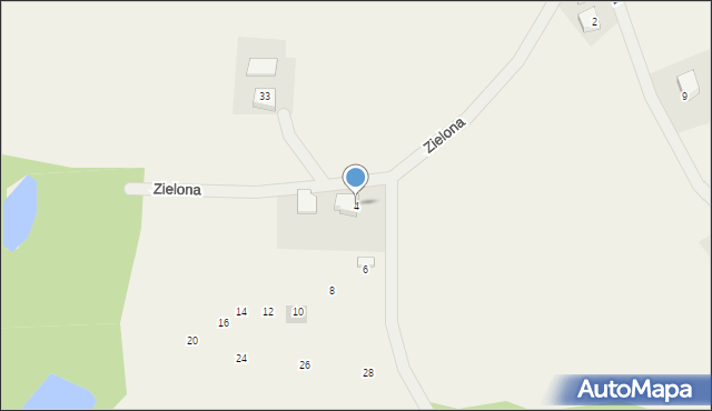 Rąty, Dębowa, 4, mapa Rąty