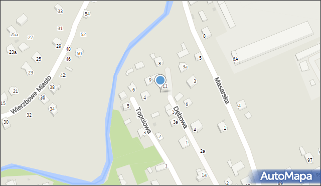 Ropczyce, Dębowa, 7, mapa Ropczyce