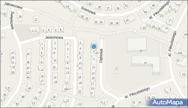 Rotmanka, Dębowa, 5, mapa Rotmanka