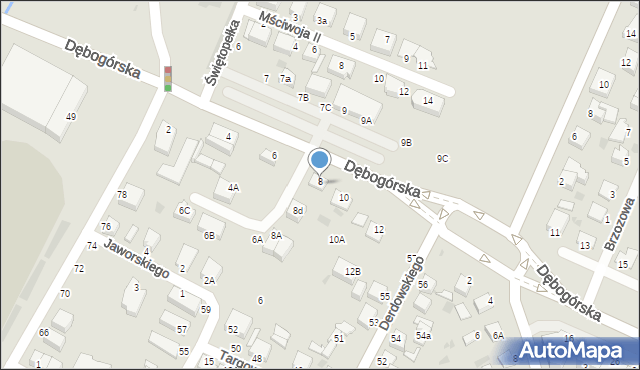 Rumia, Dębogórska, 8c, mapa Rumia