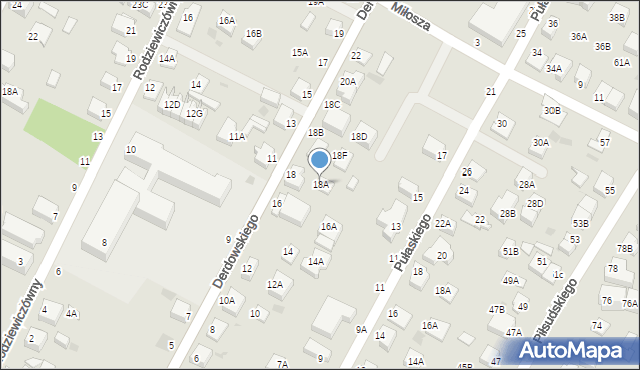 Rumia, Derdowskiego, 18A, mapa Rumia
