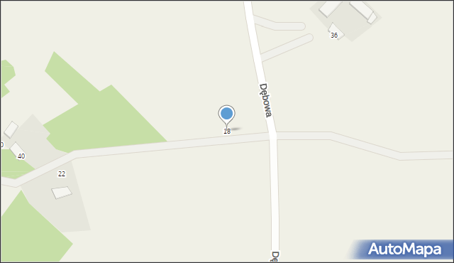 Śliwice, Dębowa, 18, mapa Śliwice