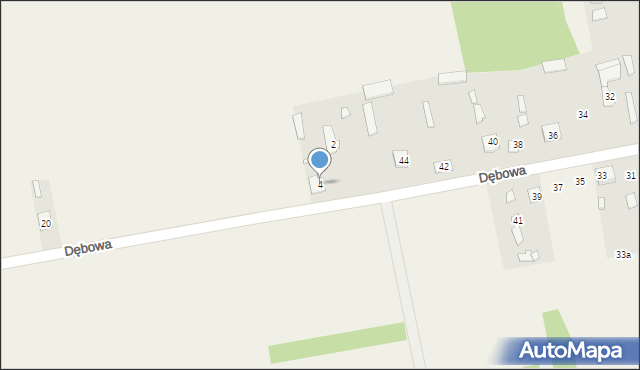 Sokolnik, Dębowa, 4, mapa Sokolnik