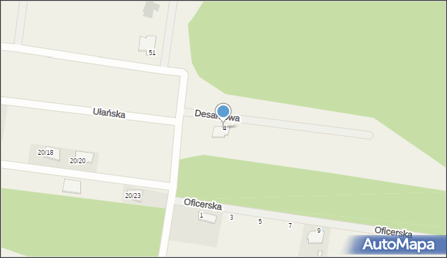 Sowlany, Desantowa, 4, mapa Sowlany