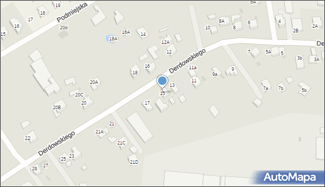 Starogard Gdański, Derdowskiego Hieronima, 15, mapa Starogard Gdański