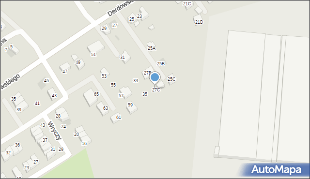 Starogard Gdański, Derdowskiego Hieronima, 27C, mapa Starogard Gdański