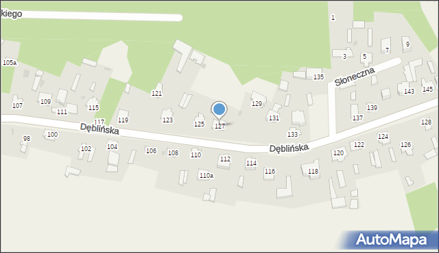 Stężyca, Dęblińska, 127, mapa Stężyca