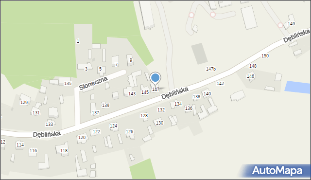 Stężyca, Dęblińska, 147, mapa Stężyca
