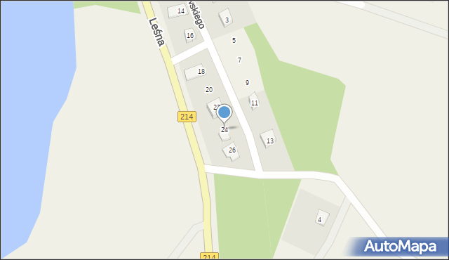 Stężyca, Derdowskiego Hieronima, 24, mapa Stężyca