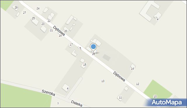Stronno, Dębowa, 16, mapa Stronno