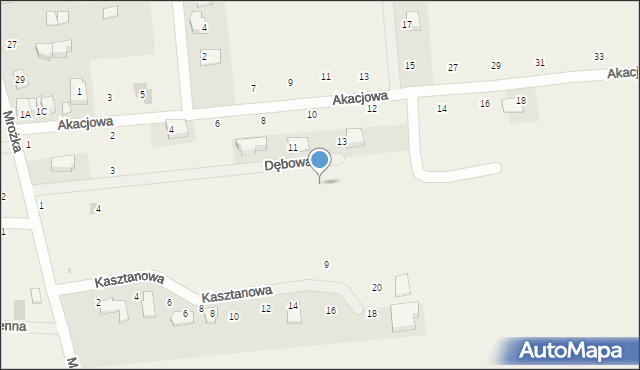 Świerklaniec, Dębowa, 18, mapa Świerklaniec