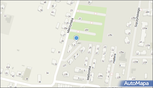 Szczecin, Dekutowskiego Hieronima, mjr., 7, mapa Szczecina