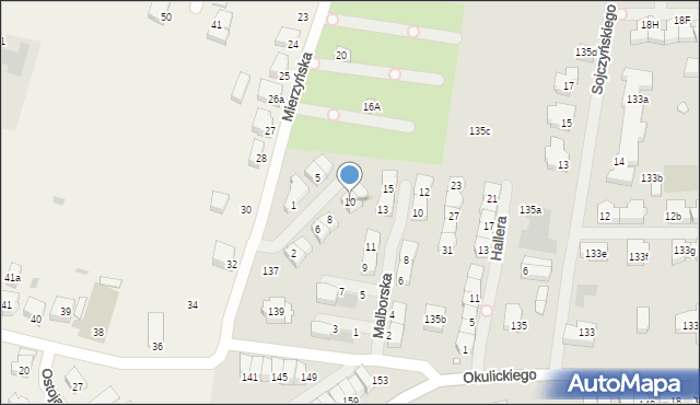 Szczecin, Dekutowskiego-Zapory Hieronima, mjr., 10, mapa Szczecina