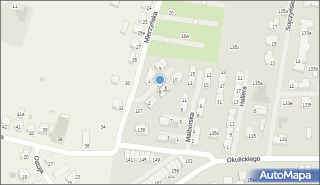 Szczecin, Dekutowskiego-Zapory Hieronima, mjr., 6, mapa Szczecina