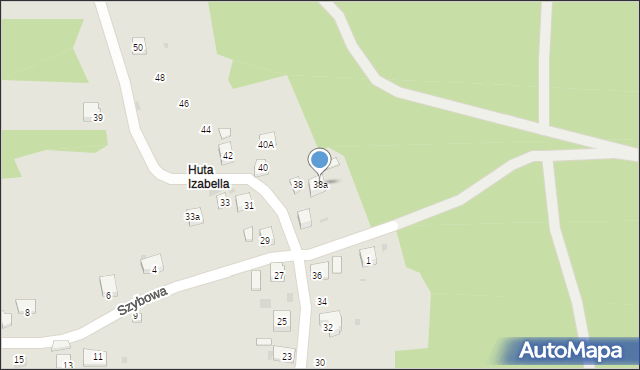 Trzebinia, Dembowskiego Edwarda, 38a, mapa Trzebinia