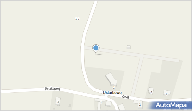 Ustarbowo, Dębowa, 2a, mapa Ustarbowo