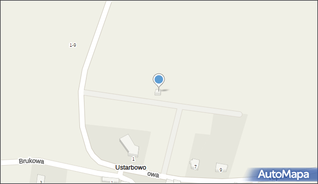 Ustarbowo, Dębowa, 5, mapa Ustarbowo