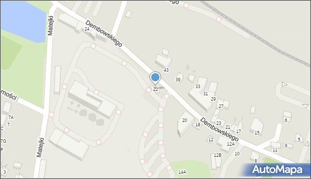 Wieliczka, Dembowskiego Edwarda, 22, mapa Wieliczka