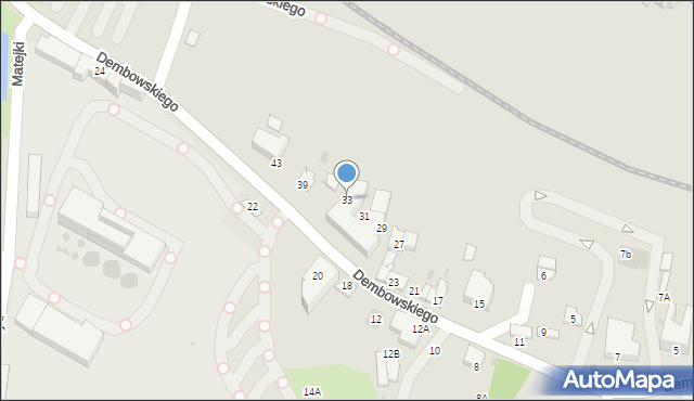 Wieliczka, Dembowskiego Edwarda, 33, mapa Wieliczka