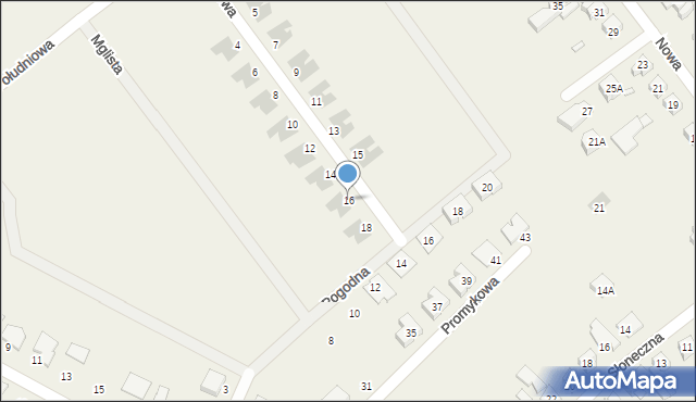 Wiry, Deszczowa, 16, mapa Wiry
