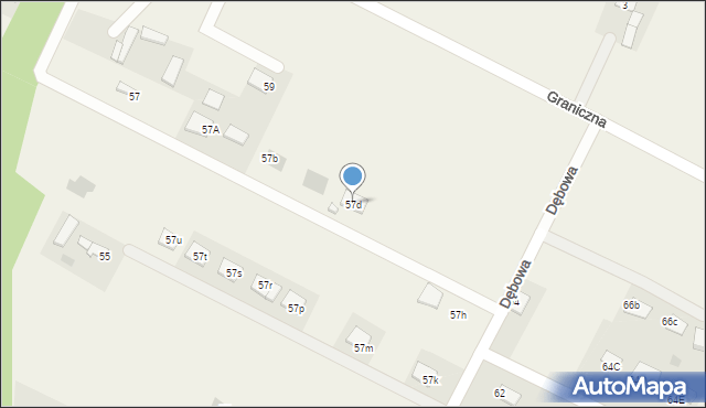 Wola Kopcowa, Dębowa, 57d, mapa Wola Kopcowa