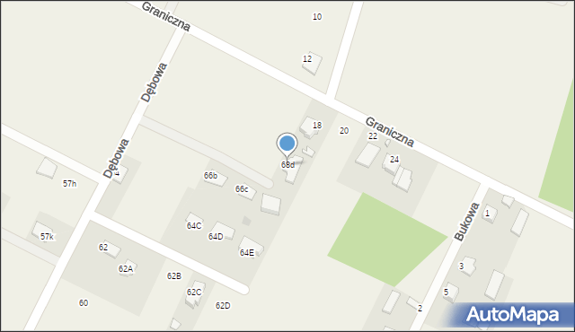Wola Kopcowa, Dębowa, 68d, mapa Wola Kopcowa
