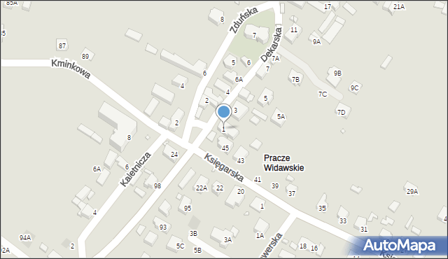 Wrocław, Dekarska, 1, mapa Wrocławia