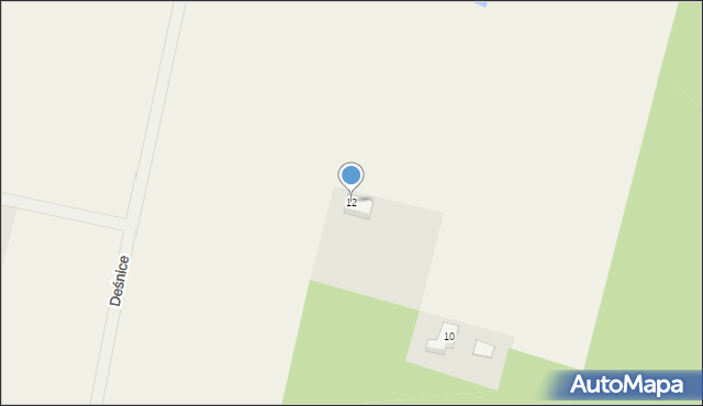 Wykowo, Deśnice, 12, mapa Wykowo
