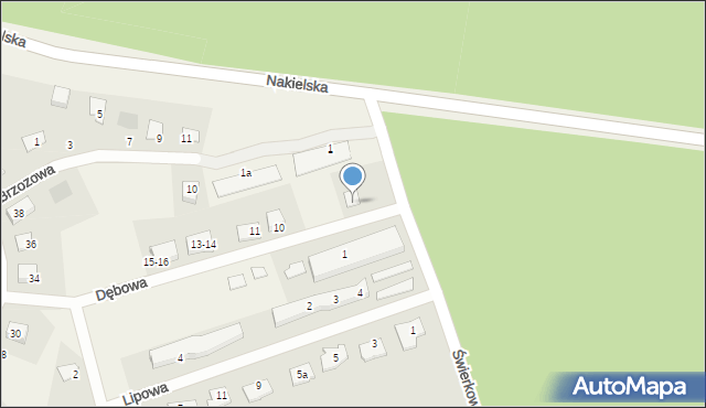 Występ, Dębowa, 6, mapa Występ