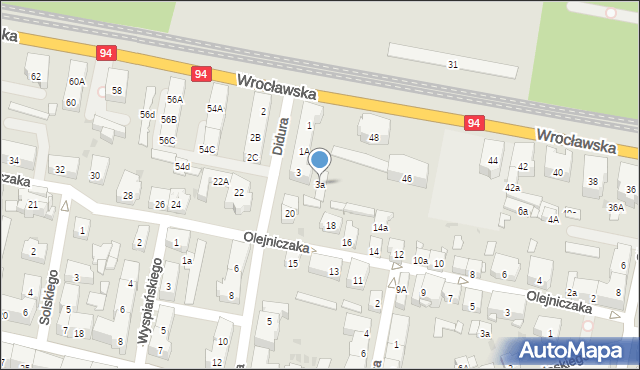 Bytom, Didura Adama, 3a, mapa Bytomia