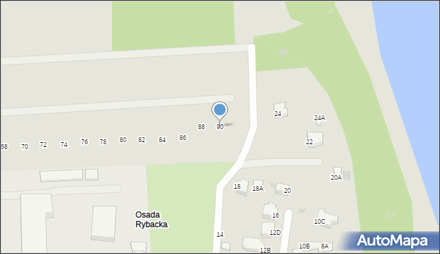 Gdynia, Dickmana Arenda, 90, mapa Gdyni