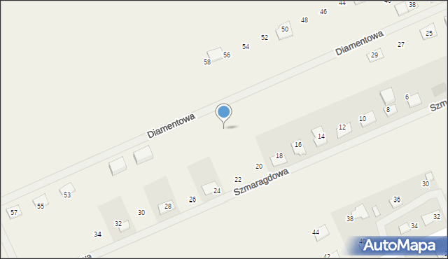 Grzędzice, Diamentowa, 41, mapa Grzędzice