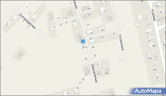 Henrykowo, Diamentowa, 27, mapa Henrykowo