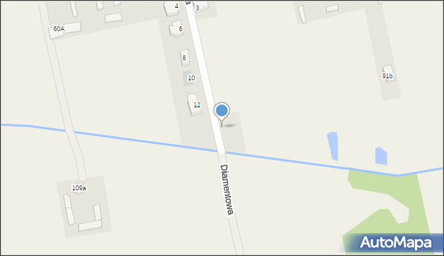 Myśliszewice, Diamentowa, 11, mapa Myśliszewice