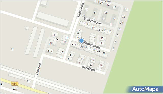 Nowy Dwór Mazowiecki, Diamentowa, 10, mapa Nowy Dwór Mazowiecki