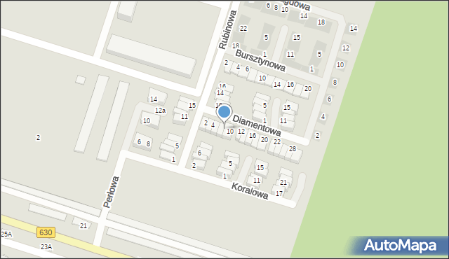 Nowy Dwór Mazowiecki, Diamentowa, 8, mapa Nowy Dwór Mazowiecki