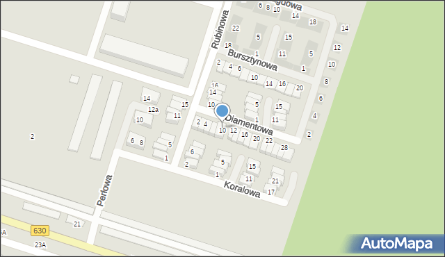 Nowy Dwór Mazowiecki, Diamentowa, 8b, mapa Nowy Dwór Mazowiecki