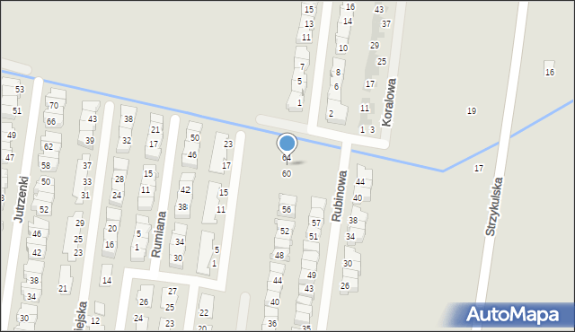 Ożarów Mazowiecki, Diamentowa, 62, mapa Ożarów Mazowiecki