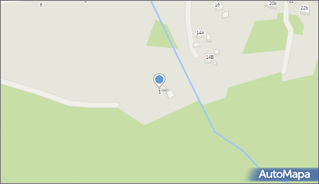 Rybnik, Diamentowa, 1, mapa Rybnika