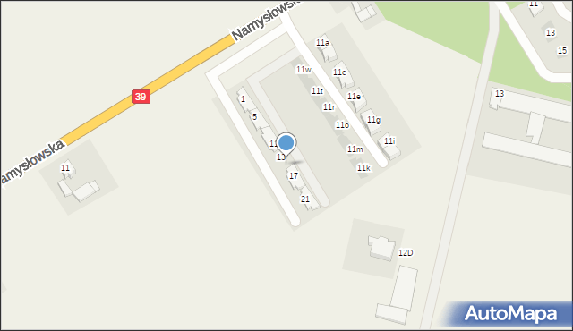 Smarchowice Wielkie, Diamentowa, 15, mapa Smarchowice Wielkie