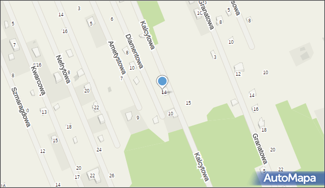 Swolszewice Duże, Diamentowa, 8c, mapa Swolszewice Duże