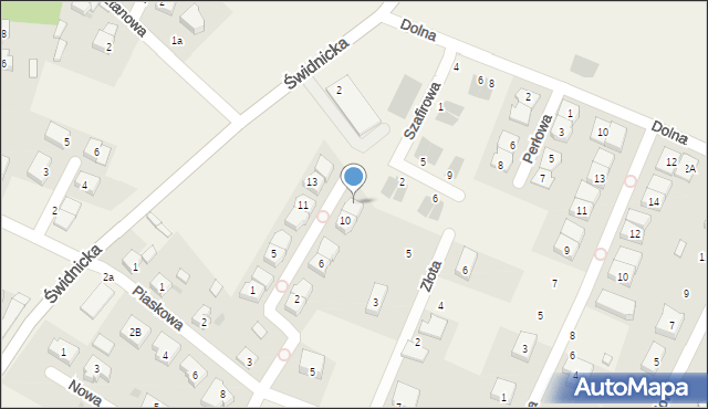 Tyniec Mały, Diamentowa, 12, mapa Tyniec Mały