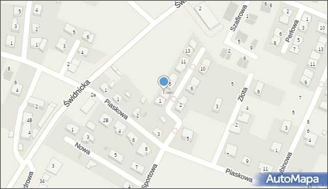 Tyniec Mały, Diamentowa, 3, mapa Tyniec Mały