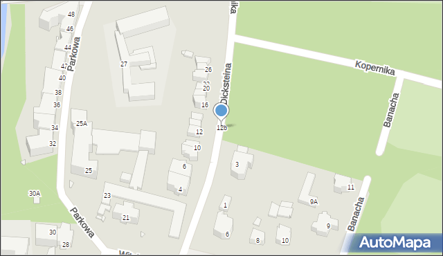 Wrocław, Dicksteina Samuela, 12b, mapa Wrocławia